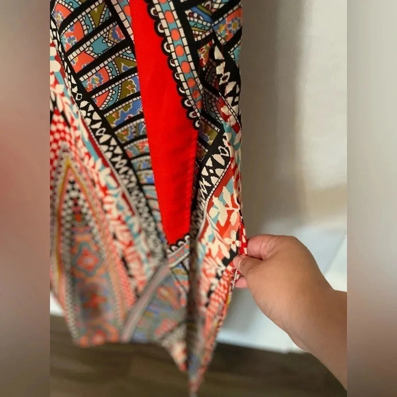 Gianni Bini boho pattern Maxi Dress size M - Picture 6 of 8